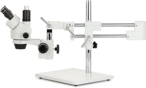 Miniatura 8 de AmScope SM-4T-80S-M Microscopio Digital Profesional Trinocular Estéreo Zoom, WH10x Oculares, Aumento 7X-45X, Objetivo de Zoom 0.7X-4.5X, Anillo