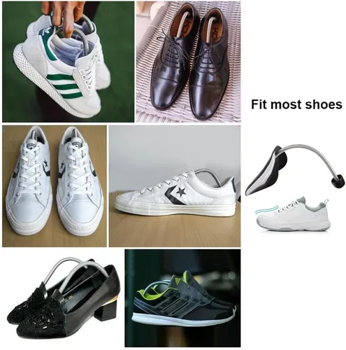 Miniatura 6 de EchoDone 10 pares de plástico para zapatos de árbol moldeador para hombres