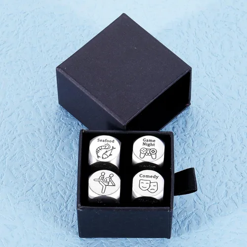 Miniatura 9 de 4 piezas de regalos de noche de cita para parejas, regalos de aniversario 6/11/25 para él, rellenos de calcetines, regalos para el día de San