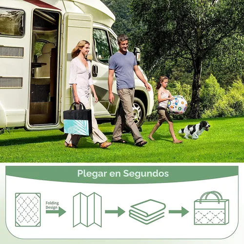 Miniatura 7 de GENIMO - Tapete reversible e impermeable para patios y exteriores, oferta, paja de plástico, para áreas grandes, campamentos, RV, pícnics, terrazas