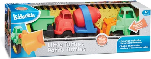 Kidoozie Little Tuffies - Enseña el juego de roles beneficioso y emplea el compromiso táctil, para edades de 12 meses en adelante