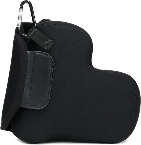 Miniatura 3 de MegaGear Funda de neopreno ultraligera para cámara, con mosquetón, compatible con Sony Cyber-Shot DSC-RX10 IV, DSC-RX10 III - Negro - MG755