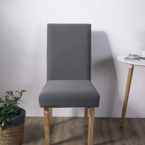 Miniatura 7 de Funda protectora para silla de comedor, lavable, extraíble, de elastano
