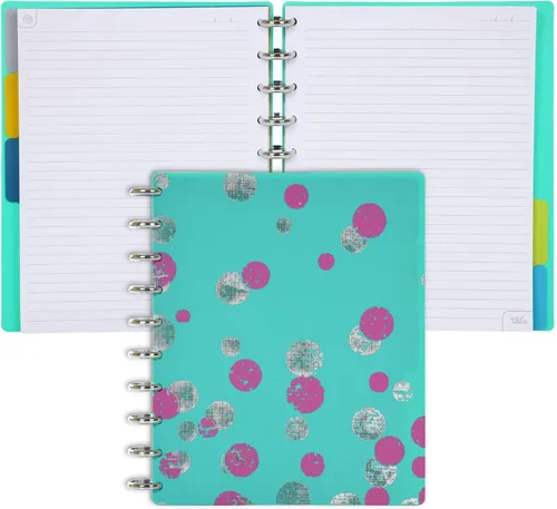 Miniatura 94 de Talia - Cuadernos de notas con tapas, planificador, personalizables, (Azul de Verano, Junior (5.5 pulgadas x 8.5 pulgadas)) Azul verano