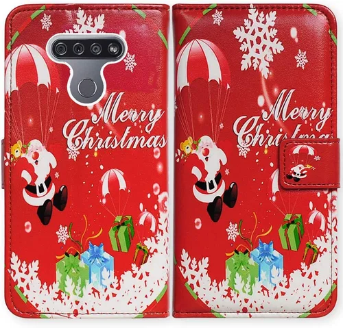Miniatura 9 de Bcov Funda para LG K51/LG Reflect (LM-K500), diseño de libélula colorida funda de piel con tapa y ranura para tarjeta soporte para LG K51/LG Q51