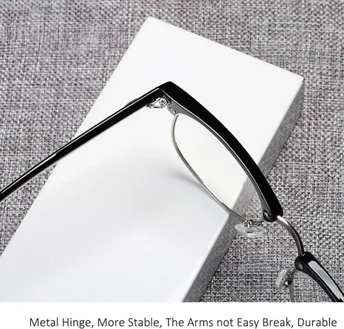 Miniatura 5 de Lentes de luz azul para mujer y hombre, para juegos de computadora, para bloqueo de luz azul, antifatiga ocular, lentes más claros para dormir mejor