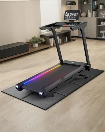 Miniatura 5 de UREVO Foldable Treadmill Mat,Treadmill Mat for Carpet &Hardwood Floors ，Mat for Under Walking Pad on Carpet, Hardwood Floors Protectior, Non-Slip
