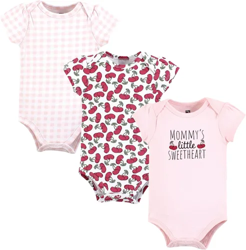 Miniatura 64 de Hudson Baby baby-girls Cotton Bodysuits 3-pack