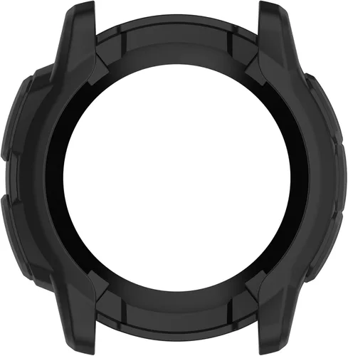 Miniatura 2 de Funda compatible con Garmin Instinct 2X, Disscool Soft Anti Drop TPU Carcasas protectoras Accesorios de reloj inteligente (negro)
