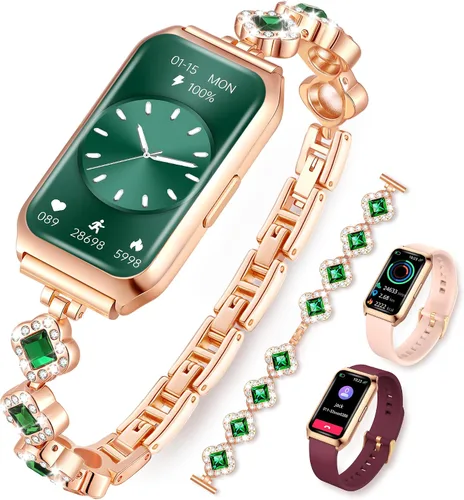 Miniatura 11 de Smart Watches for Women,Fitness Tracker Watches with Sleep Monitor/Heart Rate/Blood Oxygen,IP68 Waterproof FitnessTracker with Long
