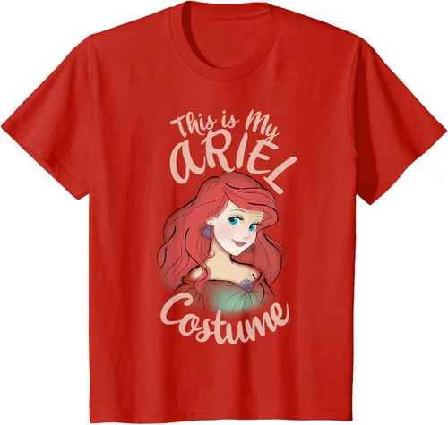 Miniatura 3 de Disney Camiseta de Halloween de Ariel This Is My Costume de La Sirenita, Blanco
