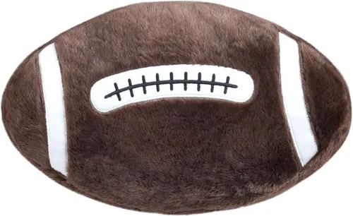 Almohada de fútbol mullida, almohada de fútbol suave y duradera, regalo para decoración de habitación de niños, estilo de invierno
