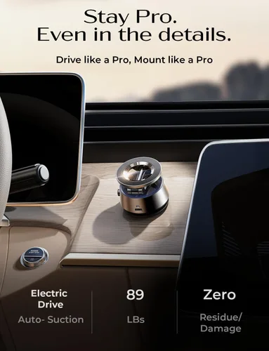 Miniatura 2 de LISEN Soporte de teléfono con succión 2026 Auto Vacuum 3.0, soporte magnético ajustable 360 para tablero de automóvil, accesorios Magsafe