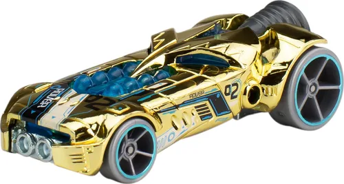 Miniatura 6 de Hot Wheels Paquete de 5 autos y camiones de juguete, juego de 5 vehículos fundidos a presión de la serie animada de Netflix Let's Race!