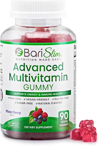 Miniatura 12 de BariSlim Gomitas multivitamínicas bariátricas avanzadas, vitaminas bariátricas especialmente formuladas para pacientes después de una cirugía