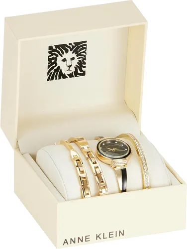 Miniatura 6 de Anne Klein Juego de reloj de pulsera con detalles de cristal prémium para mujer