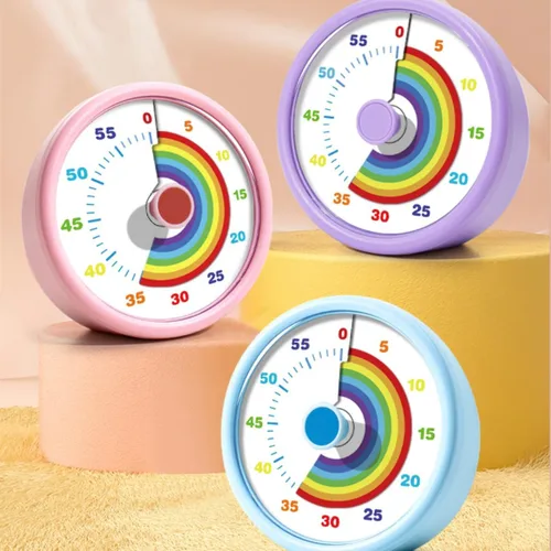 Miniatura 9 de Temporizador visual para niños, temporizador de tiempo de 60 minutos, temporizador para niños, para aula, oficina en casa, temporizador de cuenta