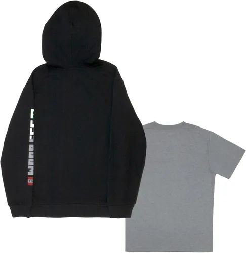 Miniatura 6 de Minecraft Conjunto de 2 sudaderas con capucha y camiseta para niños, conjunto de sudadera con capucha y camiseta