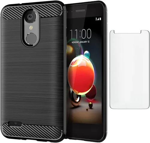 Asuwish Funda de teléfono para LG Aristo 2 3 Plus/Rebel 4 LTE/Tribute Empire Dynasty/Zone 4/K8 Plus 2018 K8S con protector de pantalla y accesorios