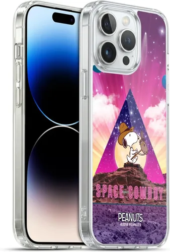 Miniatura 19 de Head Case Designs Funda de gel con licencia oficial de Peanuts Nebula Cactus Needles Snoopy Space Cowboy [protección de grado militar] compatible