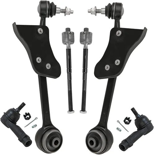Miniatura 214 de Detroit Axle - Kit de extremo delantero para Chrysler 300 Dodge Charge Challenger 2011-2023, 2 brazos de control inferiores traseros 2 rótulas