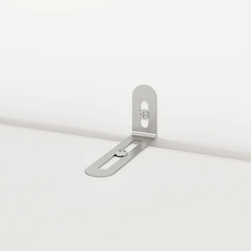 Miniatura 8 de AIEGLE Armario esquinero con cajones, armario de abrigo blanco con puertas, armario alto moderno con barra para colgar para dormitorio