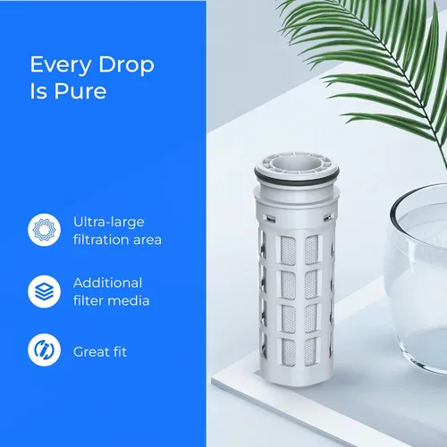 Miniatura 6 de Waterdrop Repuesto para filtro de agua de jarra Brita® Stream, jarras y dispensadores de filtro Brita® OB05, filtros de paso directo, filtros