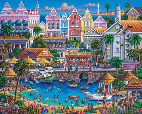 Miniatura 2 de Dowdle Rompecabezas - Aruba - 500 piezas