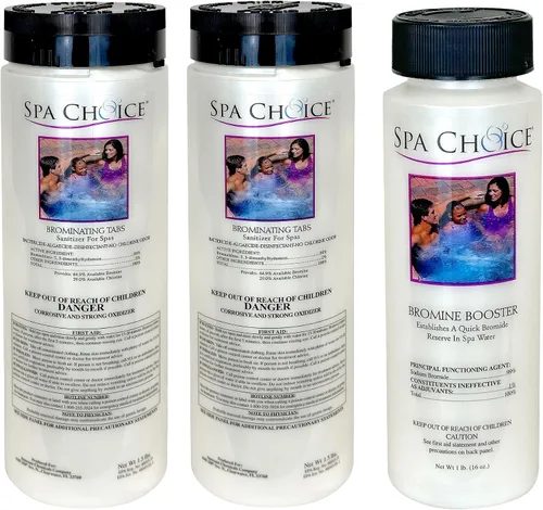 Miniatura 10 de SpaChoice 472-3-3001A Tabletas de bromo para bañera de hidromasaje de spa, 1.5 libras, con bromuro de sodio de 1 libra