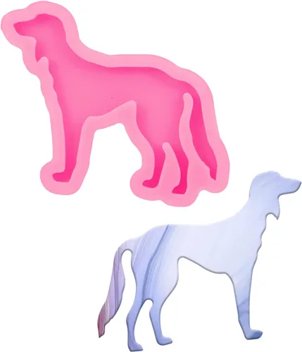 Miniatura 12 de Kit de 44 moldes de resina epoxi – 4 moldes de silicona con diferentes formas de perro con accesorios, moldes de fundición de resina epoxi, moldes