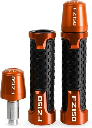 Miniatura 4 de Motocicleta para Y&AMAHA FZ150 FZ 150 FZ-150 2015-2016 Manillar CNC Manillar Goma Gel Hand Grips Freno Color Negro