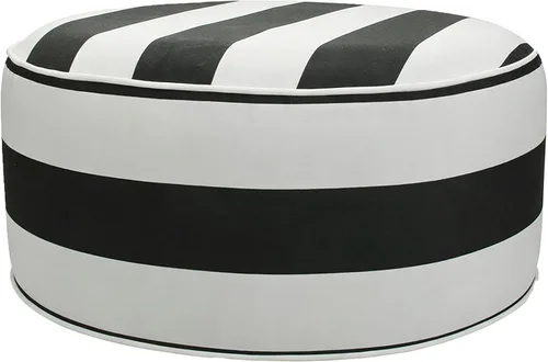 Otomana inflable para exteriores, puf portátil de patio de 20 x 9 pulgadas, resistente al agua, resistente a la decoloración, taburetes redondos