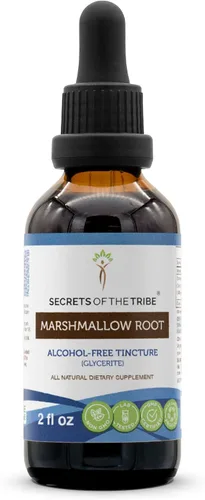 Tintura de raíz de malvavisco Extracto sin alcohol, gotas de hierbas de alta potencia, tintura hecha de malvavisco Althaea Officinalis promueve la