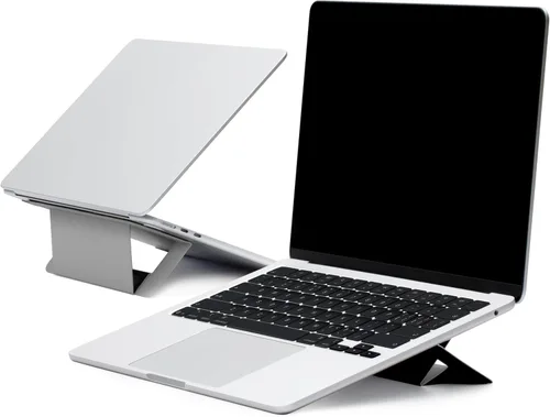 Miniatura 7 de MOFT Soporte para computadora portátil para escritorio, soporte de computadora adhesivo con doble ángulo, soporte elevador ergonómico