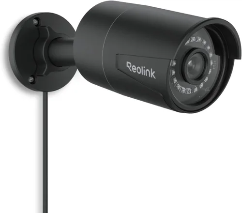 REOLINK Cámara de seguridad PoE de 5 MP, vigilancia para interiores y exteriores, detección de humanos/vehículos/mascotas, visión nocturna IR de 100
