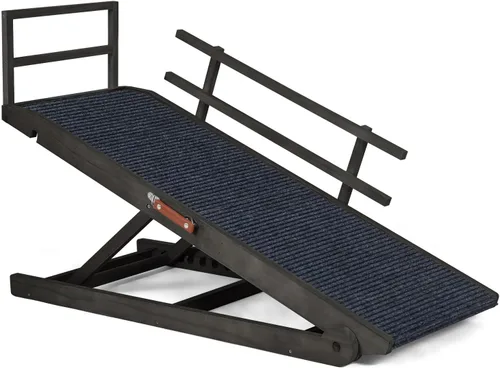 Miniatura 10 de Rampa para perros para camas, autos, sofás, escalones para perros con superficie antideslizante, rampas para perros para mascotas pequeñas
