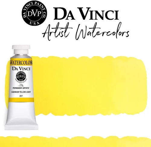Miniatura 286 de DA VINCI PAINTS Pintura Acuarela Profesional para Artistas, Alizarin Crimson (Quinacridone), 37ml Índigo
