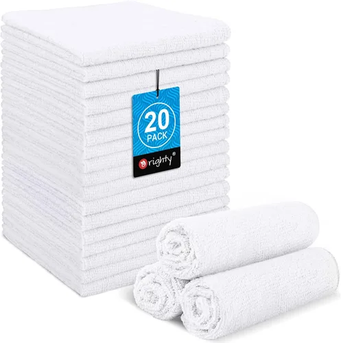 Miniatura 26 de Orighty Paquete de 5 toallas faciales de microfibra, altamente absorbentes y suaves al tacto, toallas de mano para baño, hotel, spa y gimnasio, 11.5