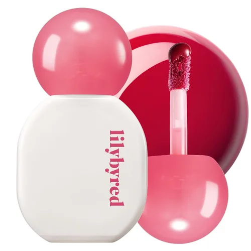Miniatura 12 de lilybyred Sugar Wrapping Tint Gloss, 0.21 oz. Tinte labial vítreo coreano, acabado esmaltado suave, ligero y antiadherente, no se oscurece