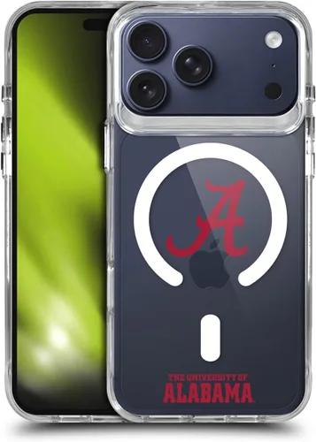 Miniatura 371 de Head Case Designs Funda de gel suave con licencia oficial de la Universidad de Alabama UA Collage compatible con Apple iPhone 13 Pro Max