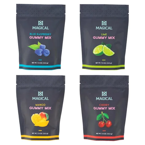 Miniatura 11 de Magical Butter Mezcla normal de gomitas de naranja – Polvo de gelatina fácil para gomitas caseras – Mezcla de dulces afrutados para golosinas