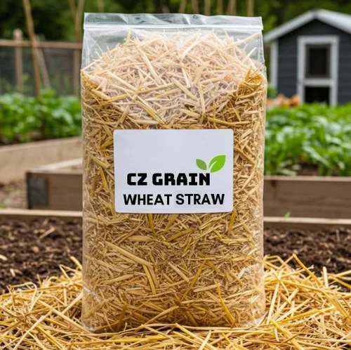Miniatura 9 de Paja de trigo 100% natural para cama de animales, mantillo de jardín, compost y fertilizante, y cobertura de césped (2 libras)