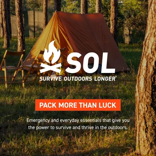 Miniatura 7 de Survive Outdoors Longer Bivvy de Emergencia 90% - Viene con Silbato de Supervivencia y Cordón Paracord con Yesca - Agregar al Kit de Emergencia