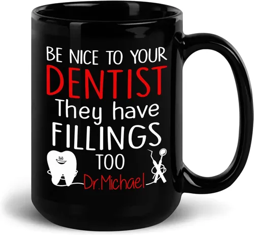 Miniatura 11 de El mejor regalo para dentista, regalo personalizado para dentista, apreciación del dentista, taza de oficina dental, taza de odontología, regalo