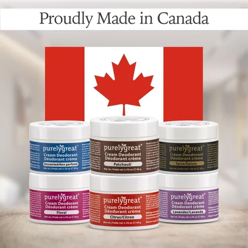 Miniatura 2 de Purelygreat Spice Desodorante en crema perfumada para mujeres y hombres, desodorante sin aluminio, para mujeres y hombres, control de olores vegano