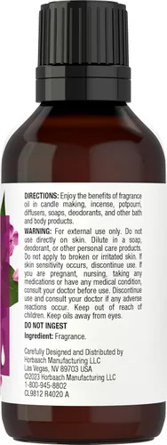 Miniatura 2 de Horbäach - Aceite esencial de fragancia de lila 1 fl oz (30ml) Grado prémium para difusores, fabricación de velas y jabón, proyectos DIY y más