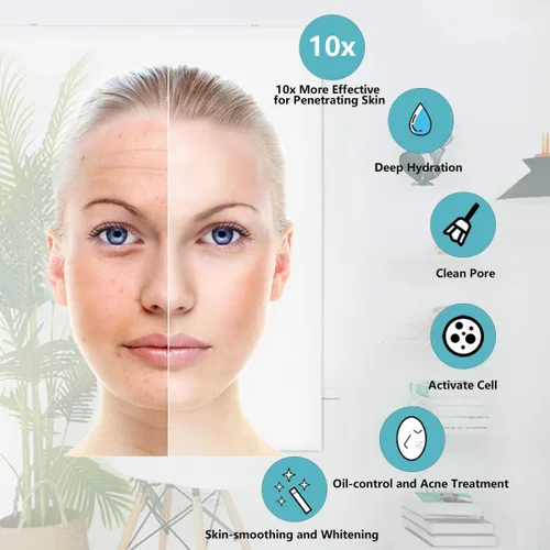 Miniatura 3 de Nano Mist Sprayer Portable Handy Mister Cool Mist Facial Sprayer Hidratante e Hidratante Vapor Power Bank USB Recargable Mini Beauty Skin Care