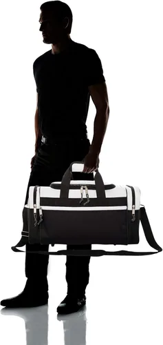 Miniatura 72 de Bolsa de lona, de DALIX, para el gimnasio, para viajar, 17 pulgadas