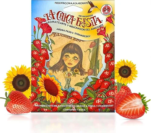 4 ambientadores Fresita Fresita Fresa Aromatizante Fresa