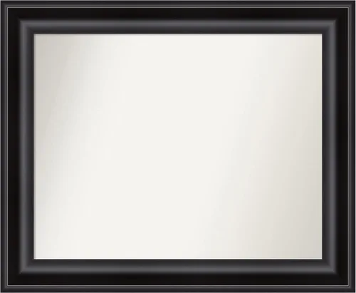 Miniatura 111 de Amanti Art Espejo personalizado, espejo de baño negro puente, espejo de pared o espejo de tocador de baño sobre el fregadero (26 x 26 pulgadas)